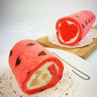 织女也疯狂—爱心蛋糕卷