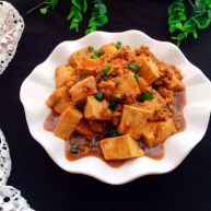 家常肉末豆腐