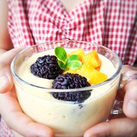 芒果黑糯米甜甜——夏日里的清凉甜意