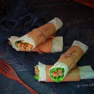 酸辣土豆丝卷饼