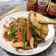 蘑菇炒肉