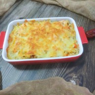 虾仁鸡蛋芝士焗饭