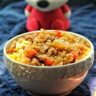 五花肉胡萝卜土豆焖饭