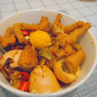 香辣卤鸡爪