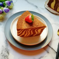 斑马纹戚风蛋糕8寸