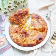 酥到掉渣的爆浆奶香芝士红薯饼