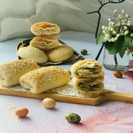 咸味香葱芝麻小酥饼