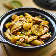 孜然菌菇煲