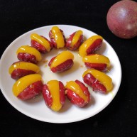 百变水果百香果味糯米酿红枣