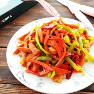 青椒炒肉丁