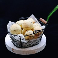 黑芝麻麻薯面包