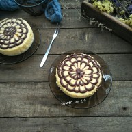 拉花半熟芝士蛋糕