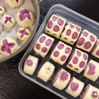 营养早餐双色紫薯馒头