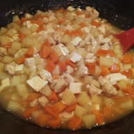 土豆鸡肉豆腐咖喱