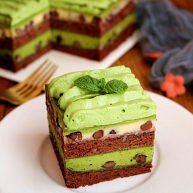 红豆抹茶巧克力慕斯