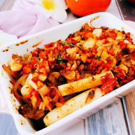 猪皮泡菜炒年糕