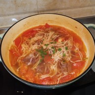 番茄金针菇肥牛卷