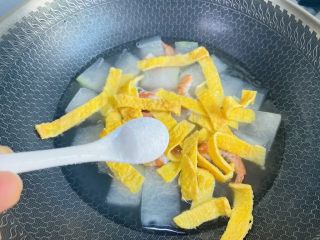 14、冬瓜鸡蛋汤,根据个人口味加入适量盐