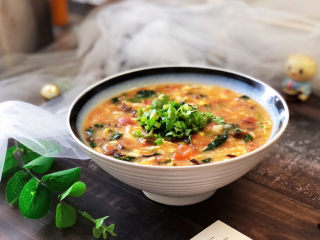 34、西红柿面疙瘩,成品