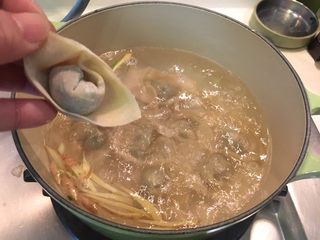 25、荠菜馄饨两吃,下馄饨