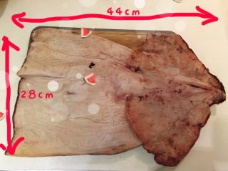 1、鱿鱼羹面/肉羹面,买了一只很大的干鱿鱼