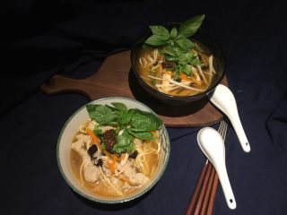 30、鱿鱼羹面/肉羹面,一款羹汤！两款面！✌️