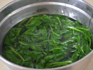 7、凉拌菠菜,捞出迅速泡凉水中，这样菠菜能保持嫩绿色。