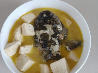 15、豆腐鱼头汤,出锅了～