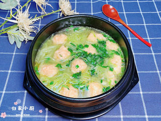 13、萝卜丝汤,鲜香嫩滑的萝卜丝汤就上桌了！