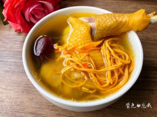 12、虫草花鸡汤,成品图四