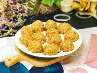 20、莲藕肉丸,漂亮的莲藕肉丸