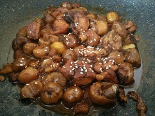 16、红烧鸡块,大火收汁即可