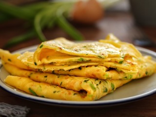 13、葱花鸡蛋饼,成品图