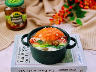 18、螃蟹青菜辣椒粥,成品一