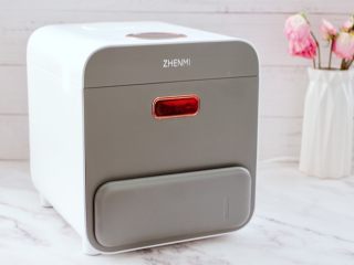 10、青口火腿青菜粥,开启煮粥模式，蒸汽养生饭煲会在15秒后，自动进入烹饪过程咯。