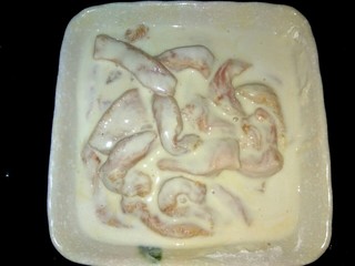 5、#猪里脊#  糖醋里脊,放入猪肉挂糊