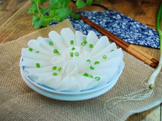 14、糖醋白萝卜,成品。