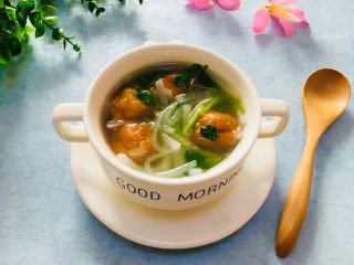 13、萝卜丝鱼丸汤,成品图