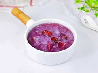 13、紫薯银耳粥,好吃不上火。