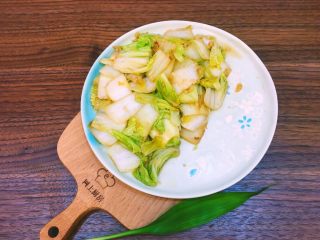 12、厨房挑战+素菜+清新大白菜,出锅装盘，素食淡雅清新大白菜