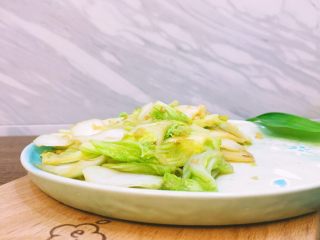 13、厨房挑战+素菜+清新大白菜,来个近景图，我的大白菜