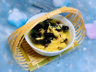 17、木耳蛋花汤,木耳蛋花汤，成品图