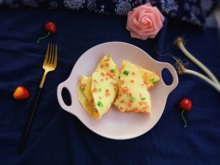 14、快手早餐～火腿葱花饼,成品