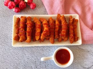 14、香酥鸡肉条,成品