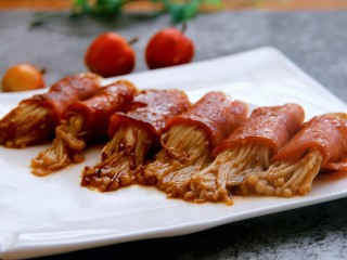 19、培根金针菇卷,好了，成品