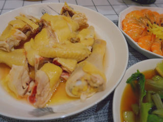 10、白切鸡,就可以上桌啦