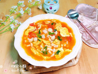 18、白玉菇鸡蛋汤,是不是非常诱人呢！有颜有料的白玉菇鸡蛋汤就做好了。