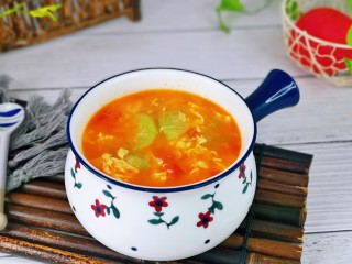 15、番茄炒丝瓜,我家宝贝最爱，一口气喝一碗，清淡饮食，好喝不胖。