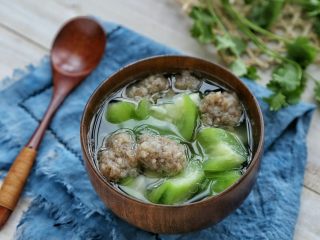 13、丝瓜肉丸汤,成品