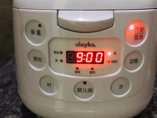 8、桂圆鸡蛋汤,开启????煮汤????预约键